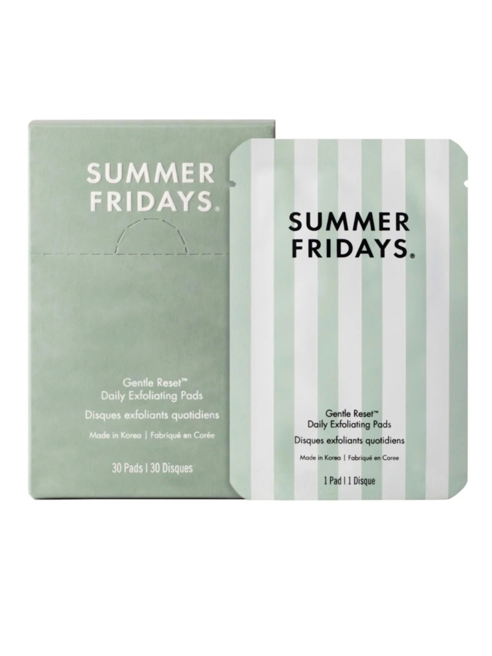 Summer Fridays Gentle Reset Daily Exfoliating Pads